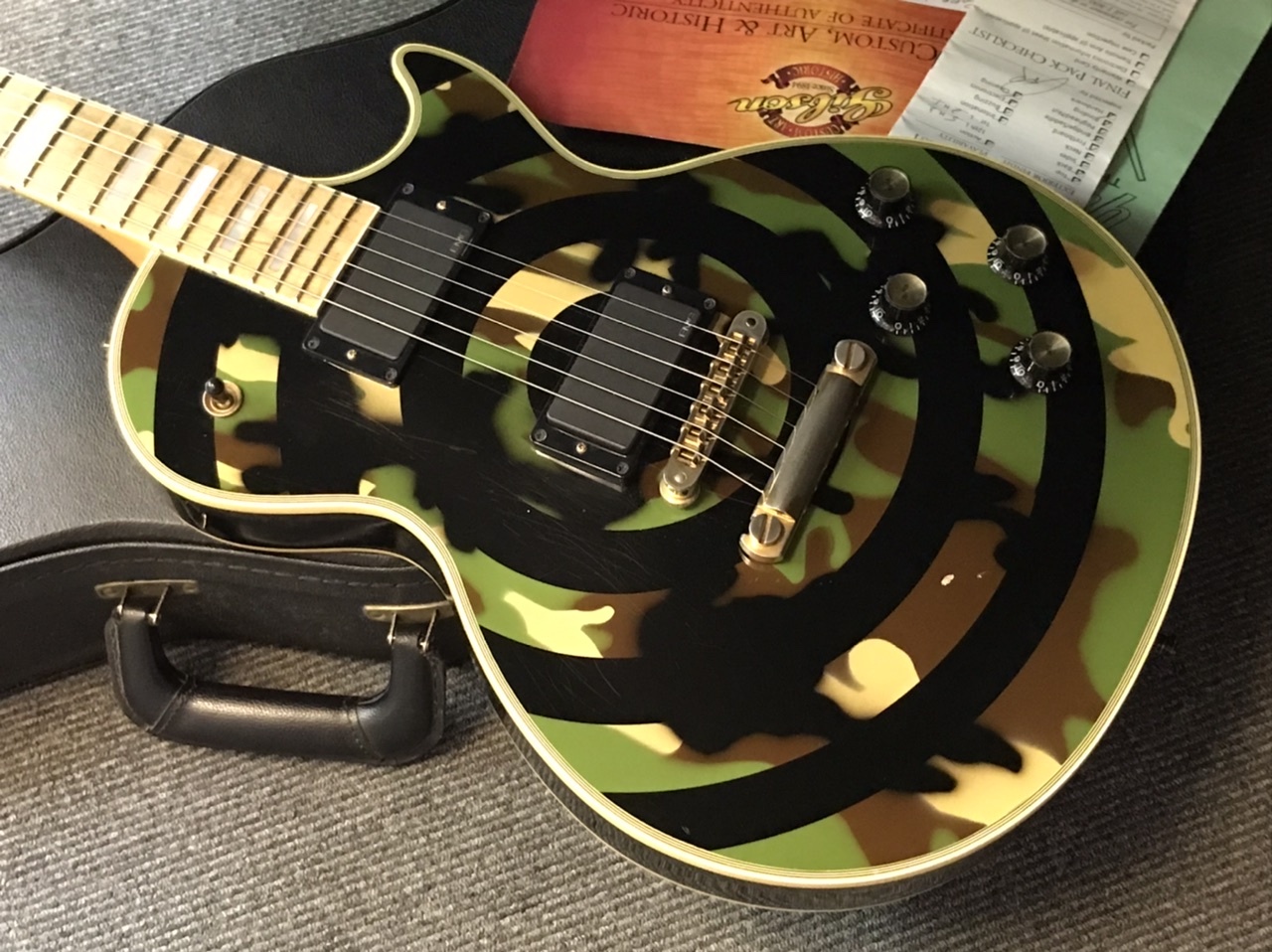 GIBSON レスポール ザックワイルド風/EMG - 弦楽器、ギター