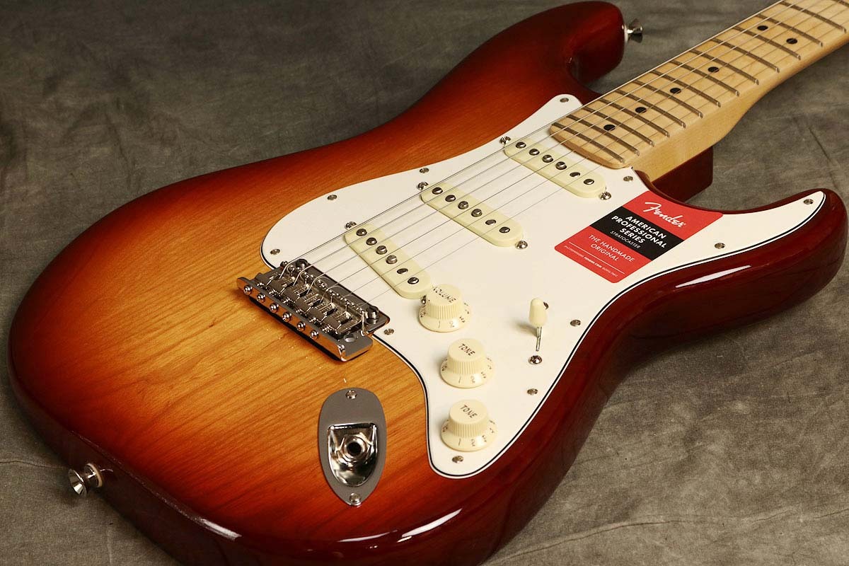 Fender Usa American Pro Stratocaster Ash Sienna Sunburst Maple 渋谷店 新品 送料無料 楽器検索デジマート