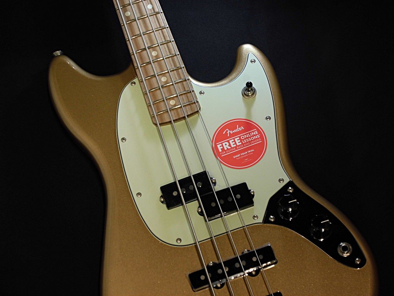 Fender MUSTANG BASS PJ / Firemist Gold【チョイキズ特価品