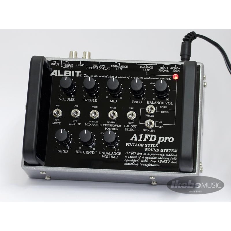 ALBIT A1FD pro Hand-made Tube preamp / D.I.【お取り寄せ商品