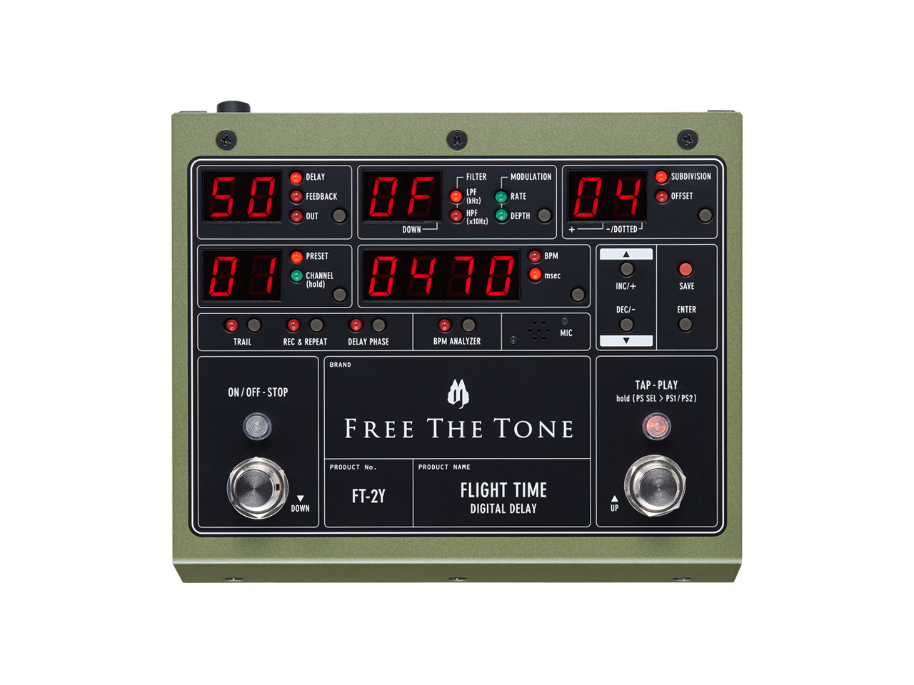 Free The Tone FLIGHT TIME FT-2Y（新品/送料無料）【楽器検索デジマート】