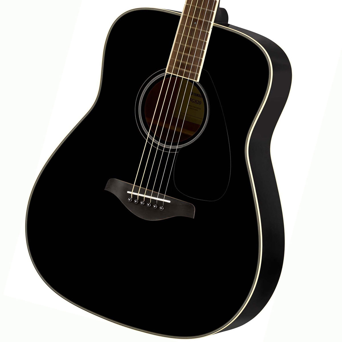 YAMAHA FG820 BL (ブラック) ヤマハ アコースティックギター フォーク ...