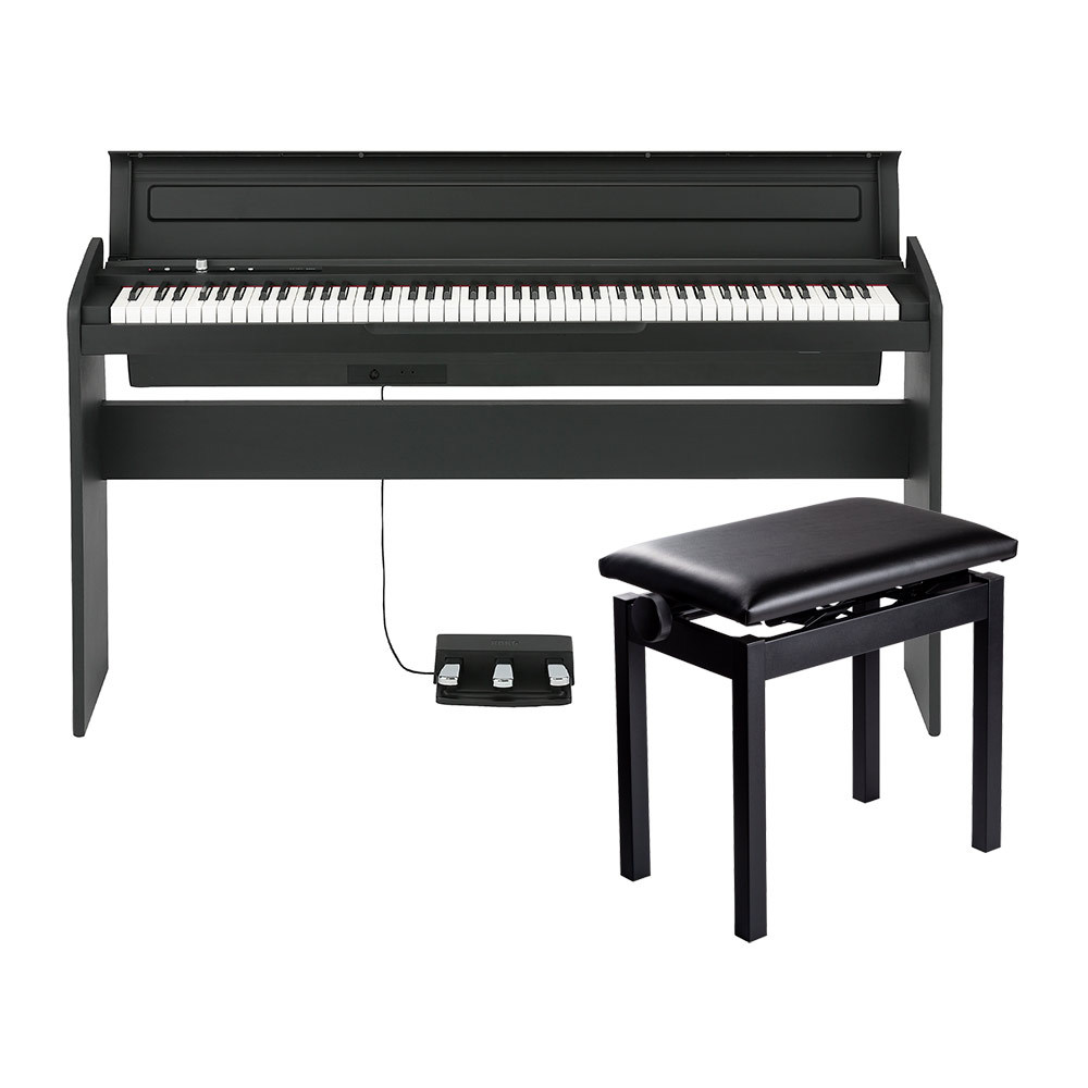 KORG LP-180 BK 高低自在椅子付き 電子ピアノ（新品/送料無料）【楽器検索デジマート】