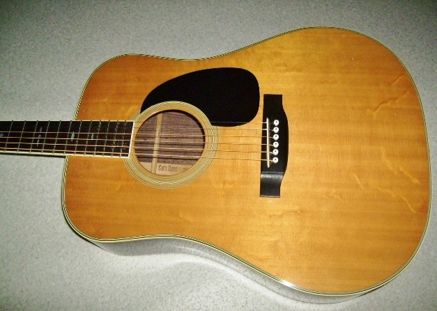 アコースティックギター希少75年製 大文字ロゴ CAT'S EYE CE-600 ...
