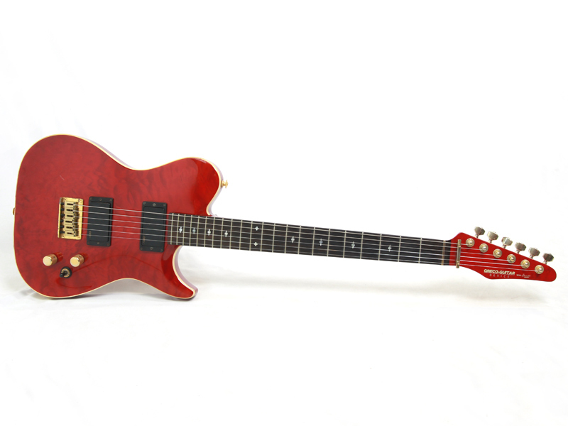 軽量！Greco TRH-120 キルトトップ　バーズアイネック　エボニー指板 Greco TRH-120 キルトトップ バーズアイネック エボニー指板