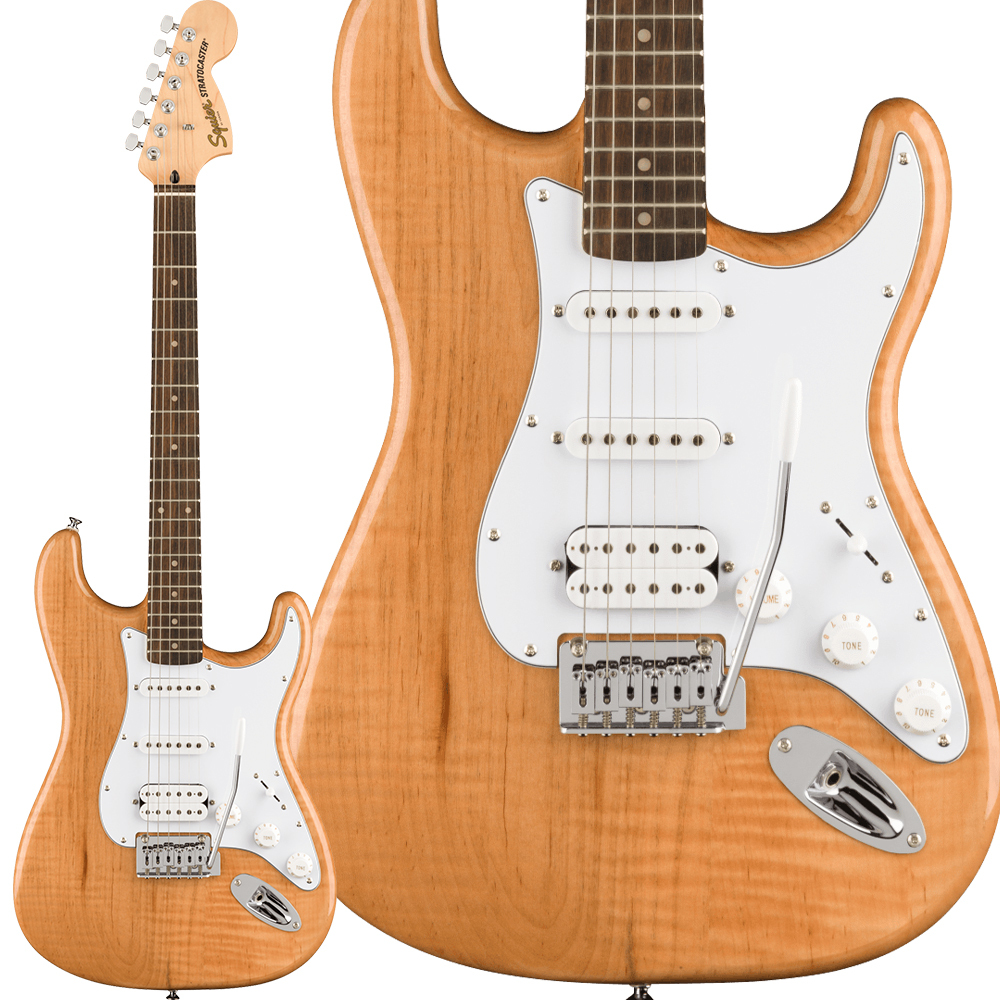 Squier by Fender FSR Affinity Series Stratocaster HSS Natural ...