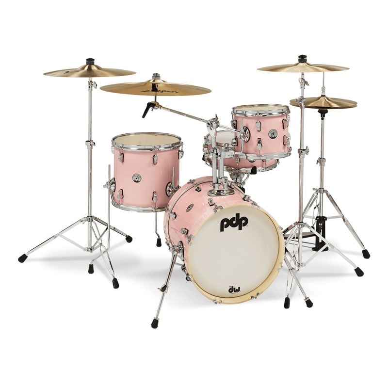 pdp by DW New Yorker 4pc Compact Kit [PDNY1604/PR / BD16， FT13， TT10， SD14  / Pale Rose Sparkle]（新品）【楽器検索デジマート】