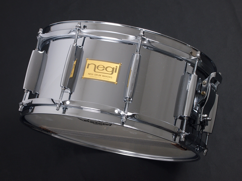 Negi Drums Chrome Over Brass Snare 14