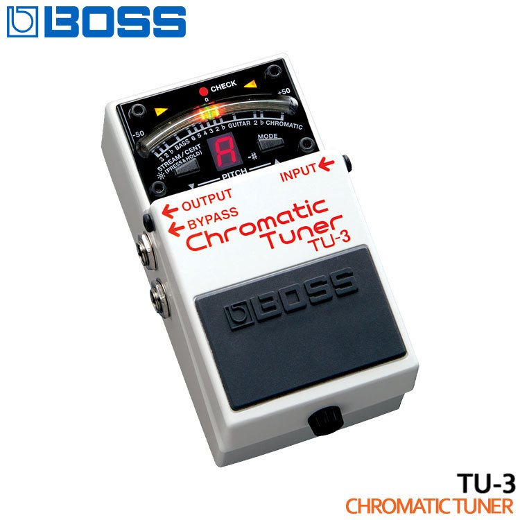 BOSS クロマチックチューナー TU-3 ボス（新品/送料無料）【楽器検索 