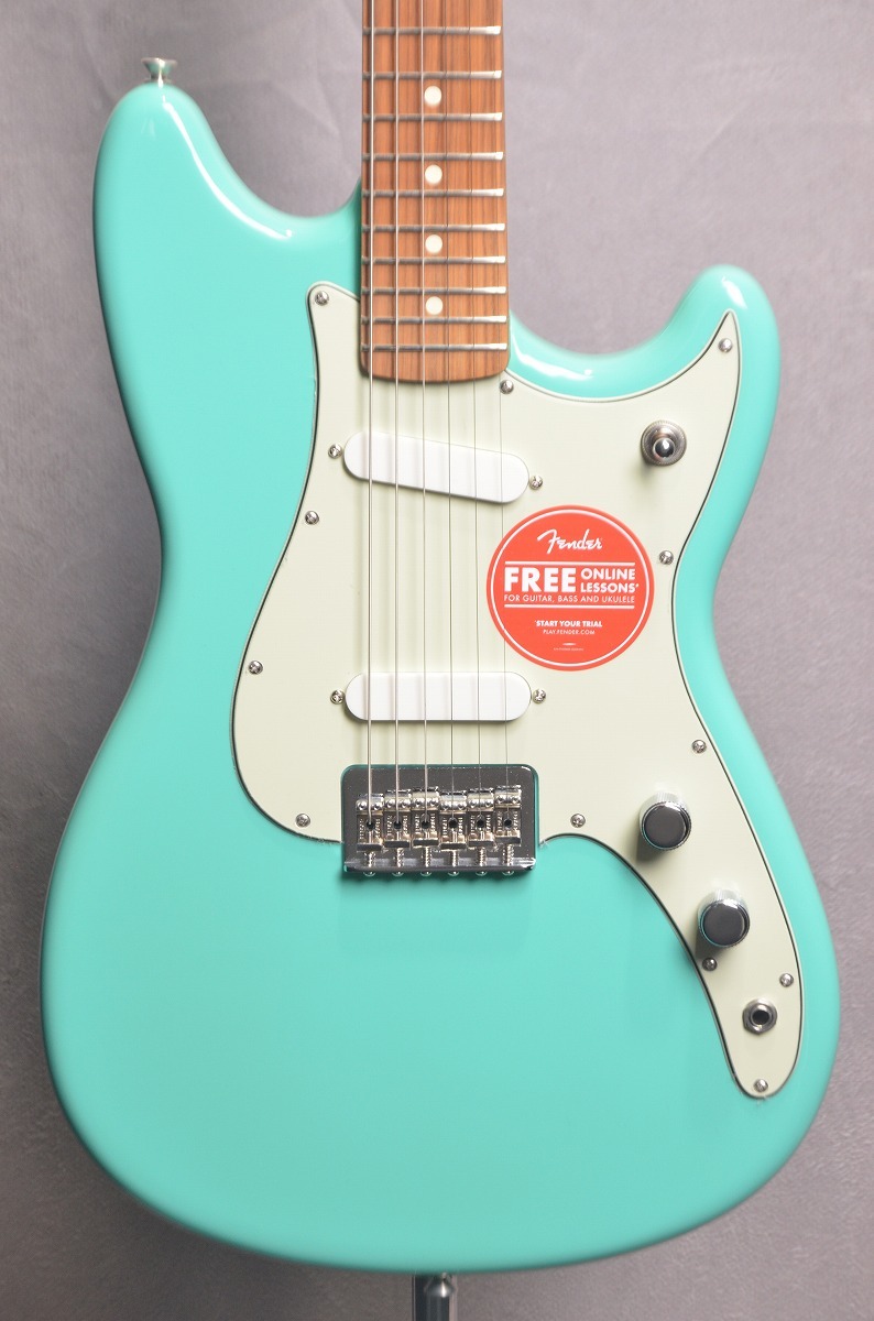 Fender Player Duo Sonic Pau Ferro Fingerboard Seafoam Green 【横浜