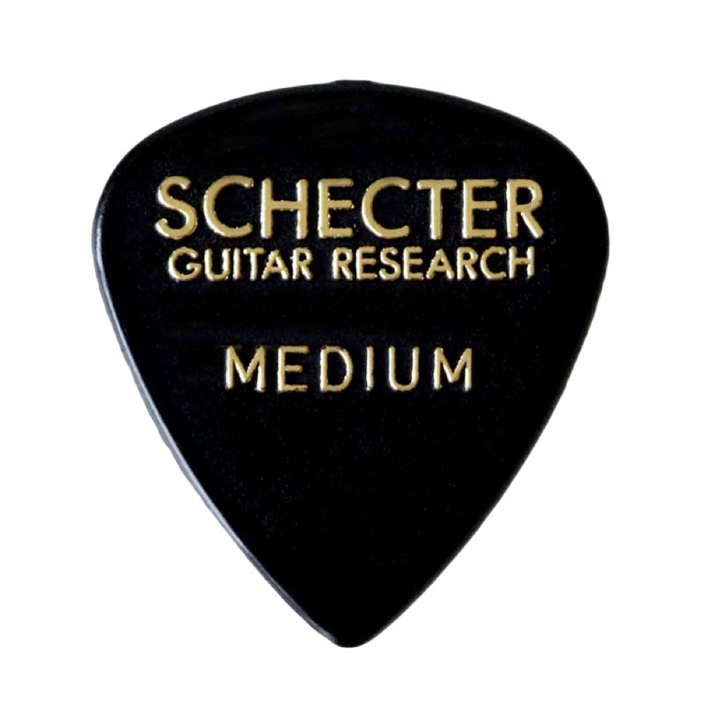 SCHECTER SPT-MN10 BK ティアドロップ型 MEDIUM ナイロン ギターピック×10枚（新品/送料無料）【楽器検索デジマート】