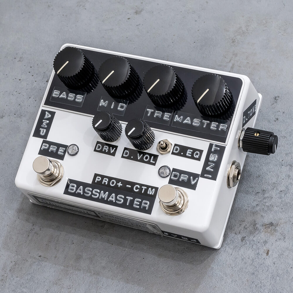 Shin's Music Bass Master Preamp Pro+ CTM Solid White / BK Panel