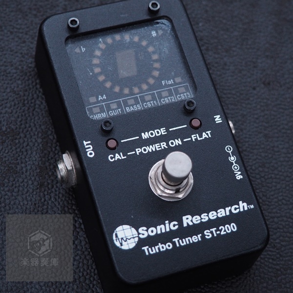 Sonic Research ST-200 turbo tuner チューナー種類ベース - ギター