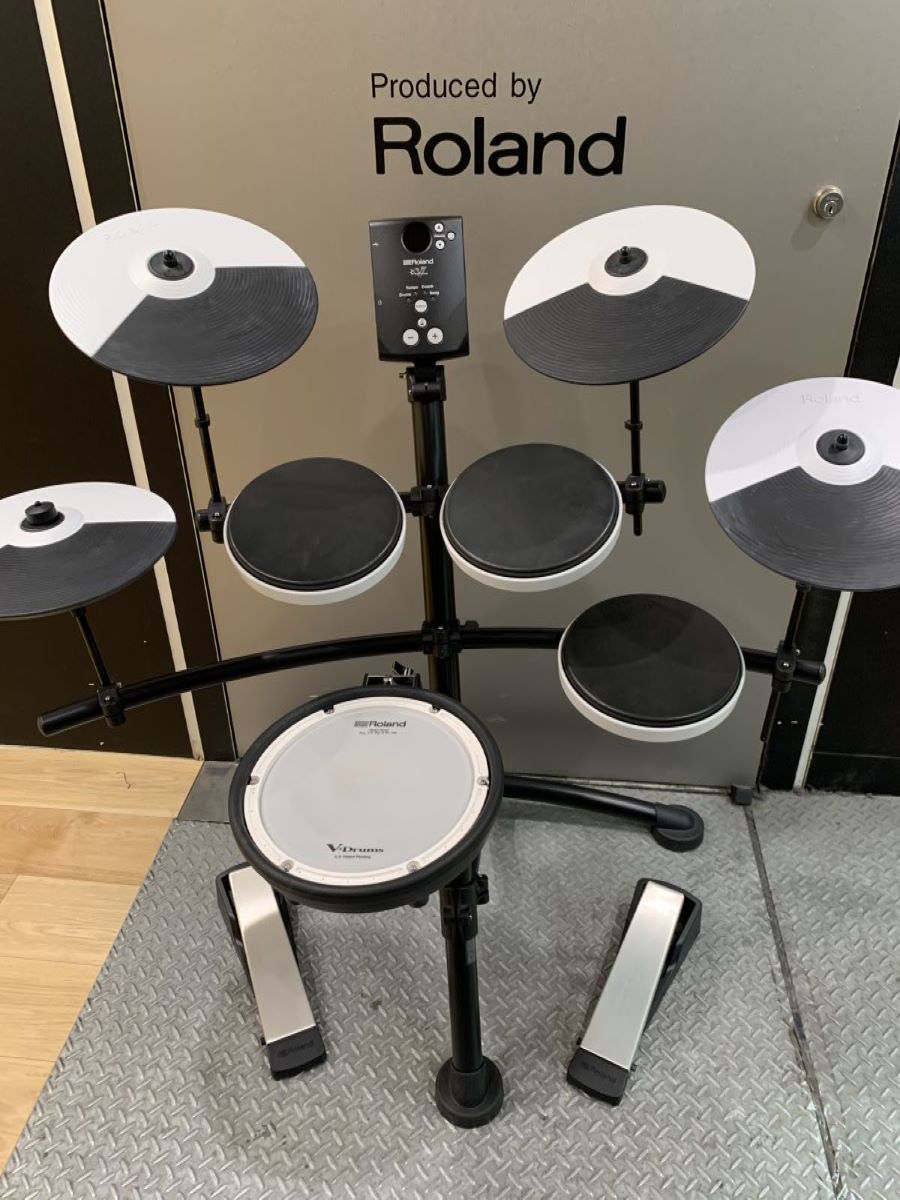 Roland 電子ドラムセット TD-1KV＋シンバル追加【中古】（中古/送料