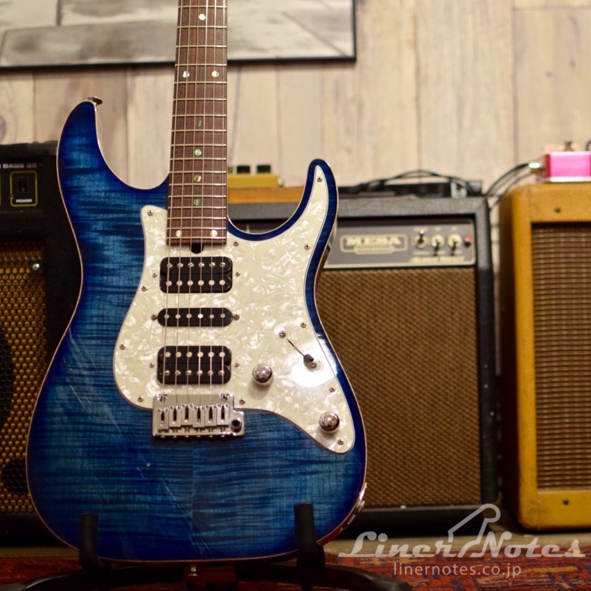 T's Guitars DST-Classic24 Droptop (Trans Blue Burst)（中古）【楽器