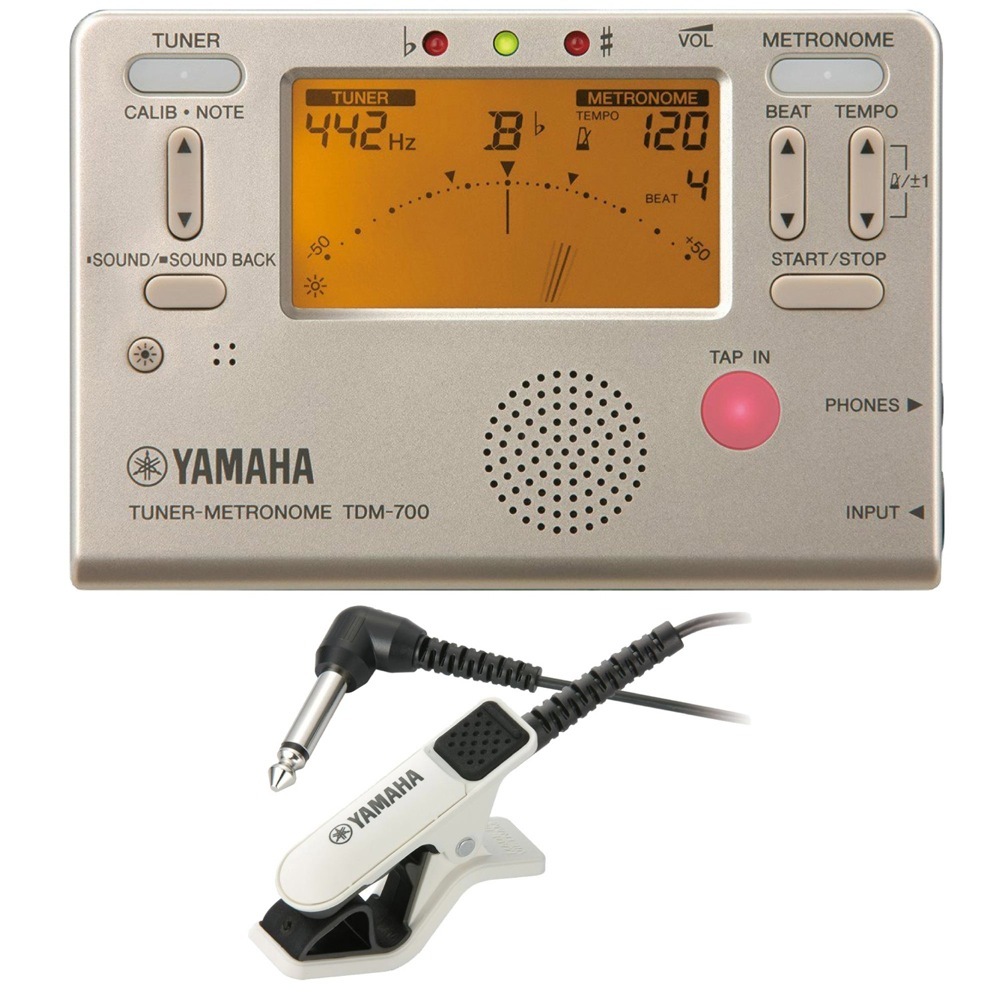 YAMAHA TDM-700G チューナー メトロノーム TM-30WH チューナーマイク付き 2点セット（新品/送料無料）【楽器検索デジマート】