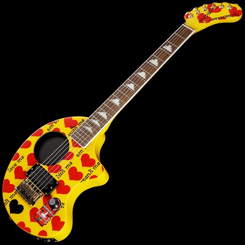 FERNANDES YELLOW HEART-ZO [hide MODEL]（新品）【楽器検索デジマート】