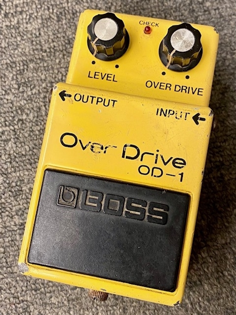 BOSS 1980 OD-1 Over Drive 【JRC4558D (Gloss)】【Metal Screw