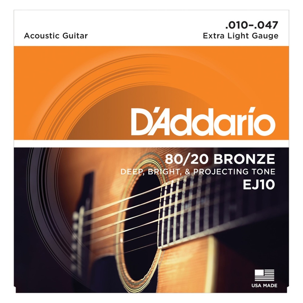 D'Addario EJ10 Bronze Extra Light アコースティックギター弦×3セット(新品/送料無料)【楽器検索デジマート】 D'Addario EJ10 Bronze Extra Light アコースティックギター弦×3セット(新品/送料無料)【楽器検索デジマート】