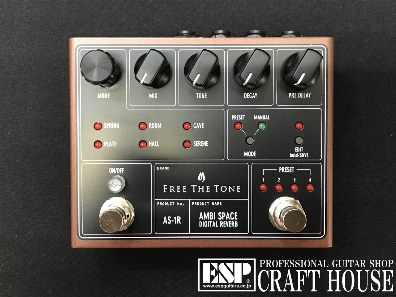 FREE THE TONE フリーザトーン AS-1R AMBI SPACE 器材