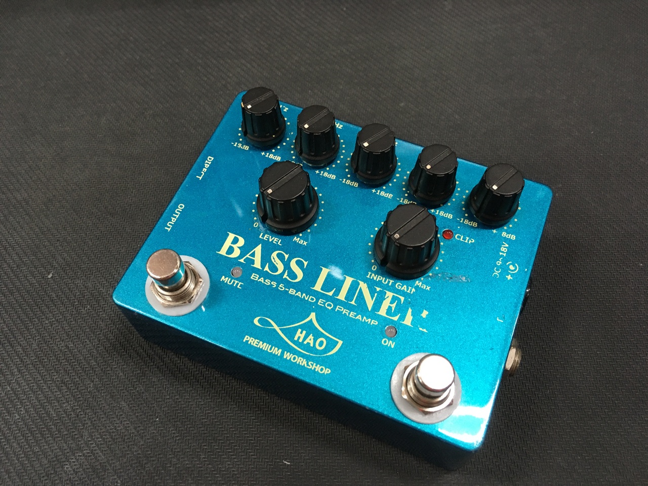 HAO BL-1 BASS LINER BASS 5-BAND EQ PREAMP ベースプリアンプ i8my1cf ...