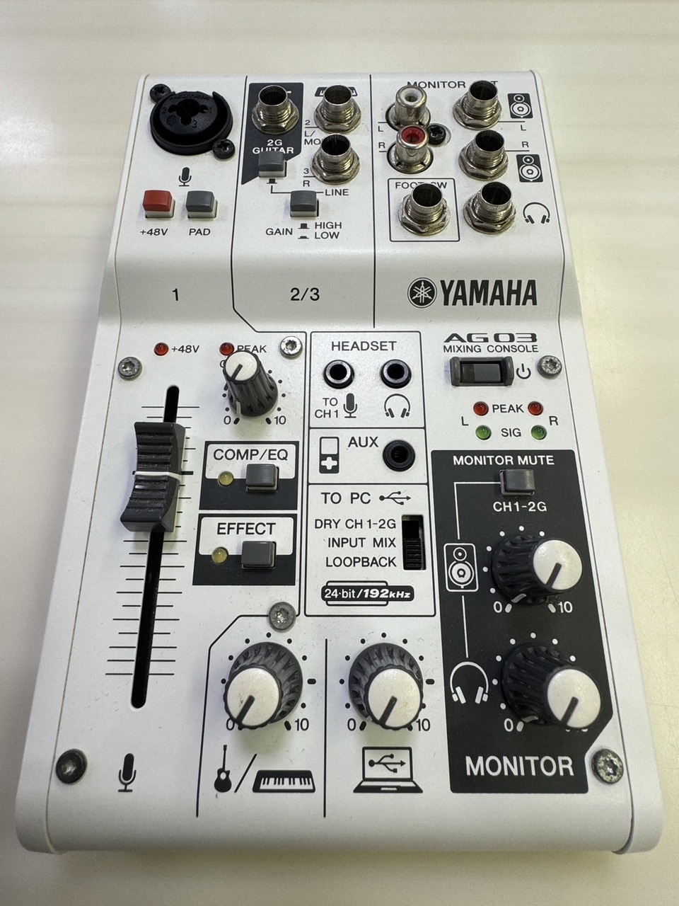 ネット店 Yamaha AG03 オーディオインターフェース(本体とケーブルのみ