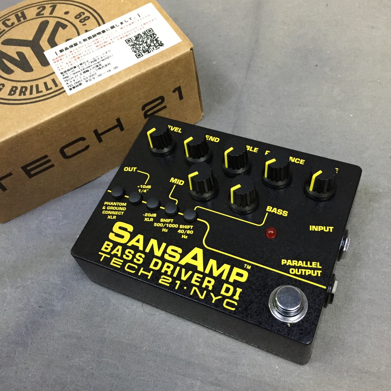 TECH21 Sansamp サンズアンプ Bass Driver DI V2 （中古）【楽器検索