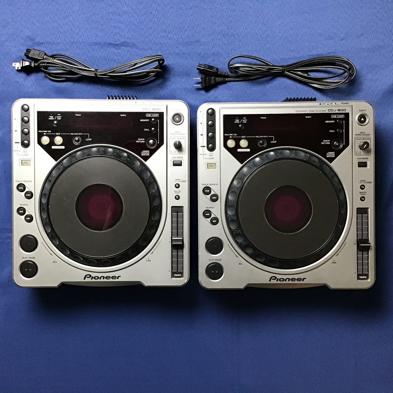 Pioneer CDJ-800 x 2台 【(1)S/N:CAMP001731JP｜(2)S/N:CAMP001633JP