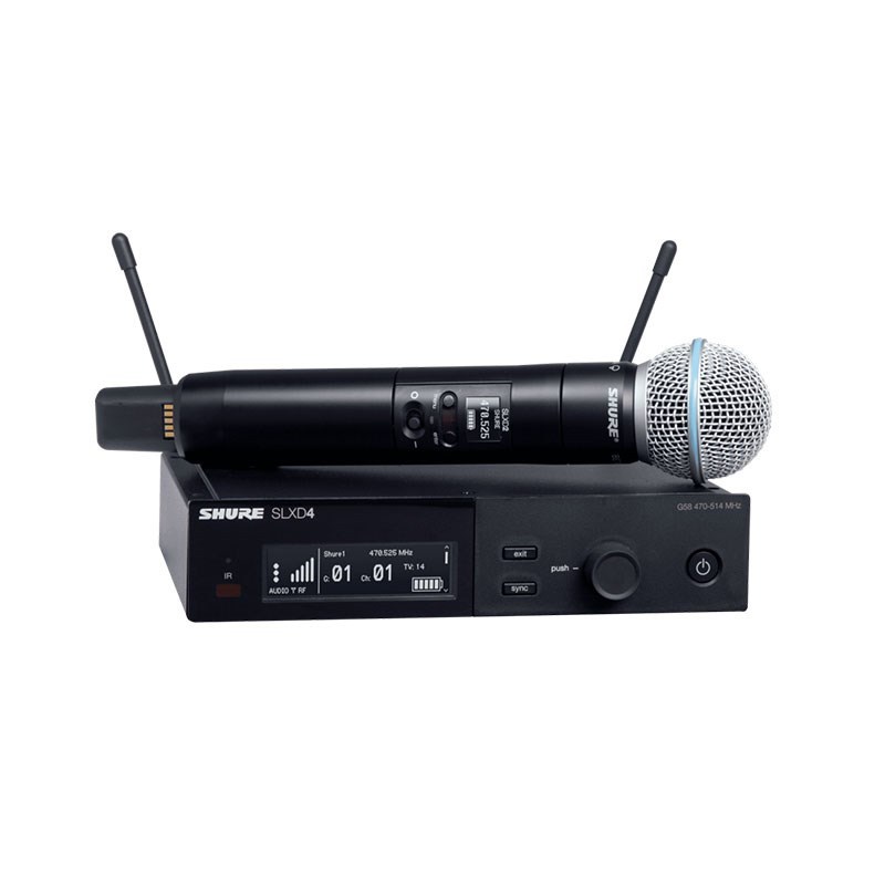 Shure SLXD24J/B58-JB(Beta58Aカプセル搭載ワイヤレスシステム)（新品