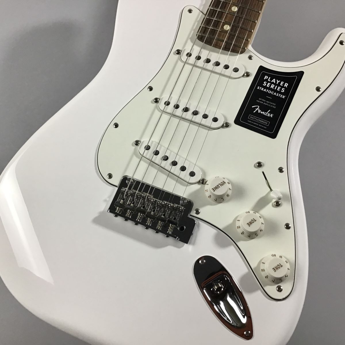 エレキギター　Ferro　Pau　Polar　Fender　Player　fingerboard，　Stratocaster?，　White-