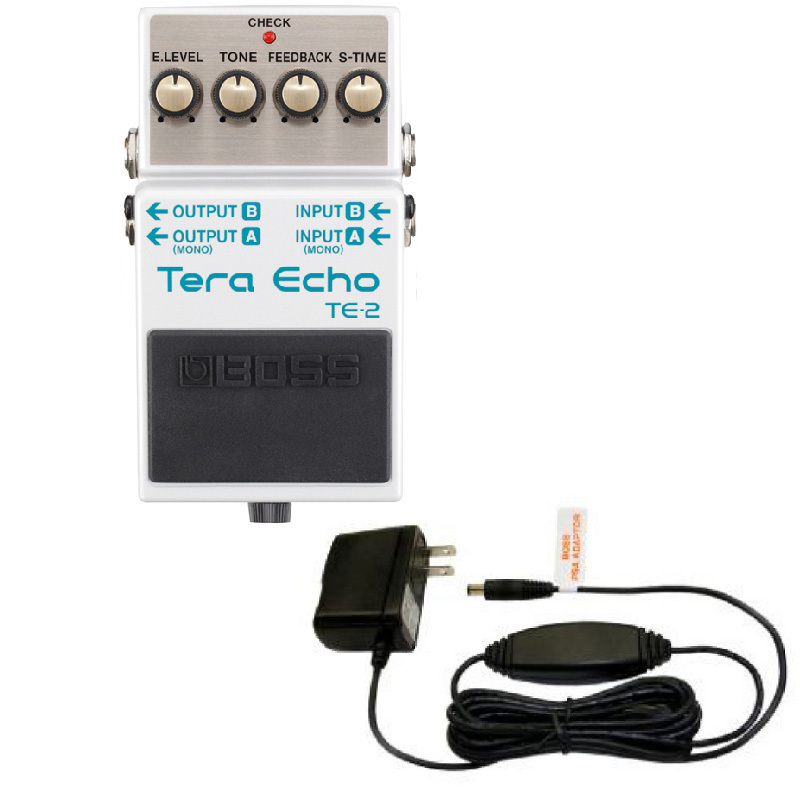 美品 動作品 BOSS TE-2 Tera Echo テラ エコー エフェクター-