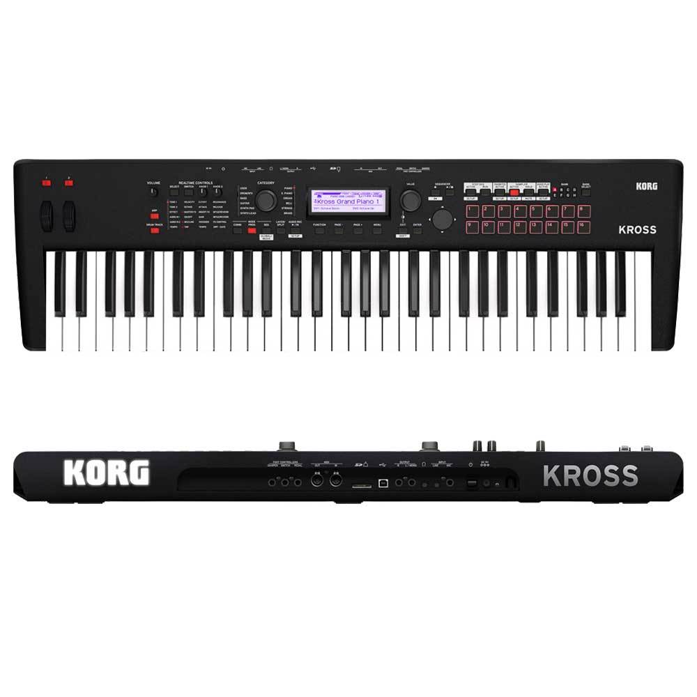 美品】korg シンセサイザー キーボード61鍵-