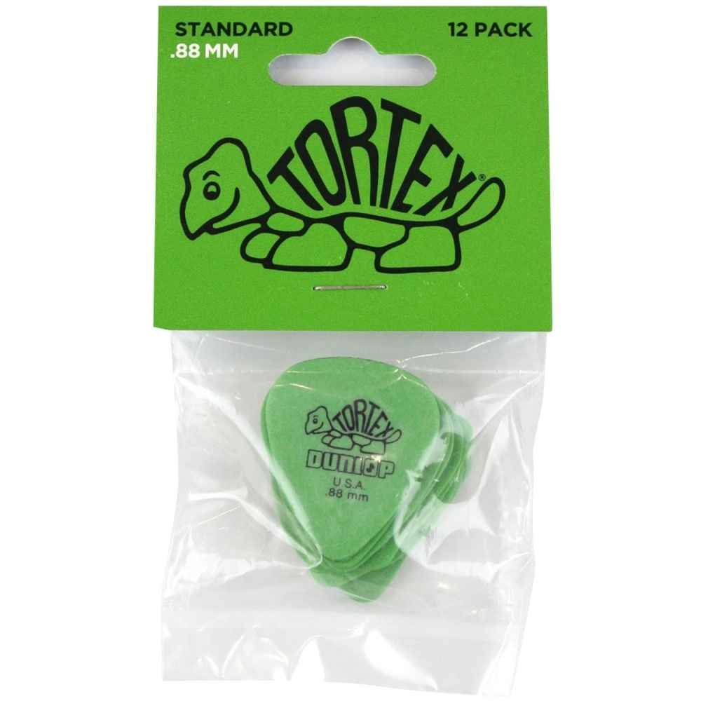 Jim Dunlop Tortex Standard 0.88mm Green Player's Pack ギターピック