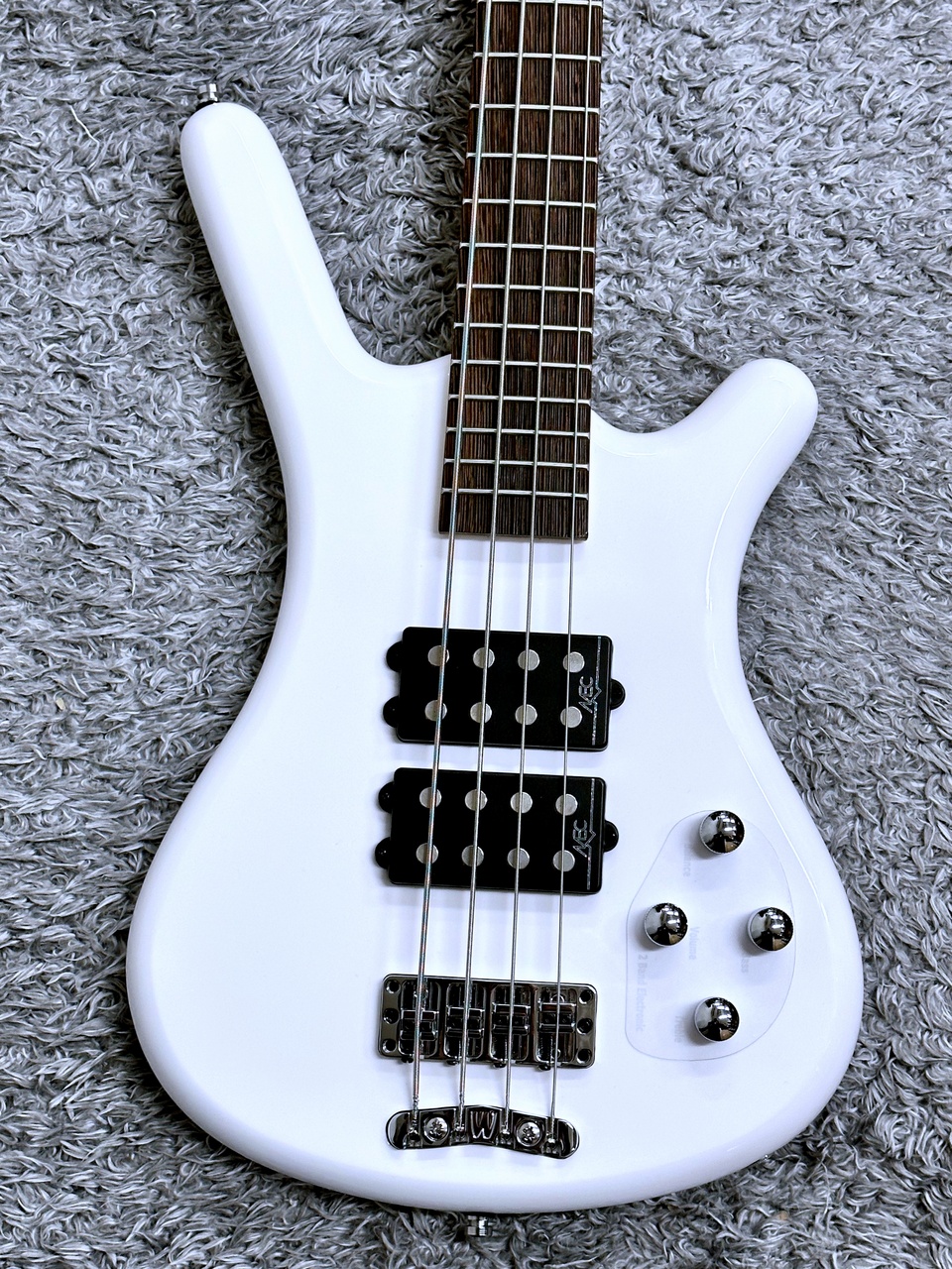 Warwick RockBass Corvette 
 4st White High Polish 【アウトレット