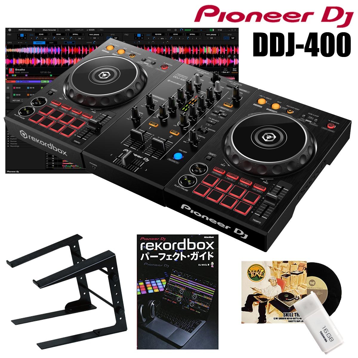 Pioneer DDJ-400 rekordbox dj専用 2ch DJコン…-