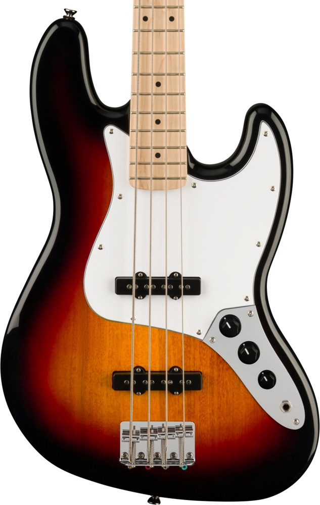 通販限定商品 Squier Jazz Bass by Fenderジャズベース 黒 - 楽器・機材