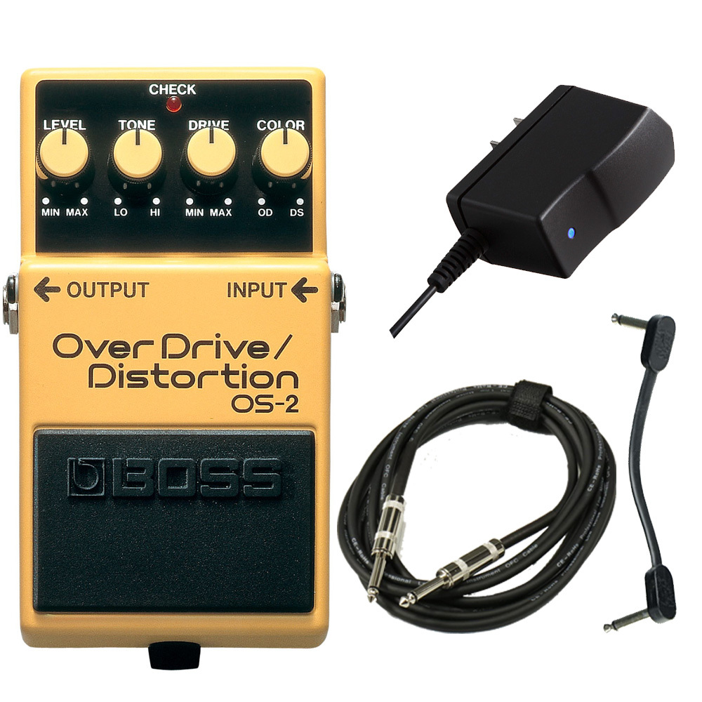 BOSS OS-2 Over Drive / Distortion AC安心スタートセット -純正AC