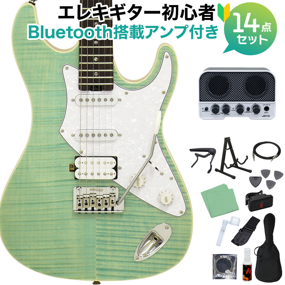 Aria Pro II 714-AE200LTD CB エレキギター初心者14点セット Bluetooth