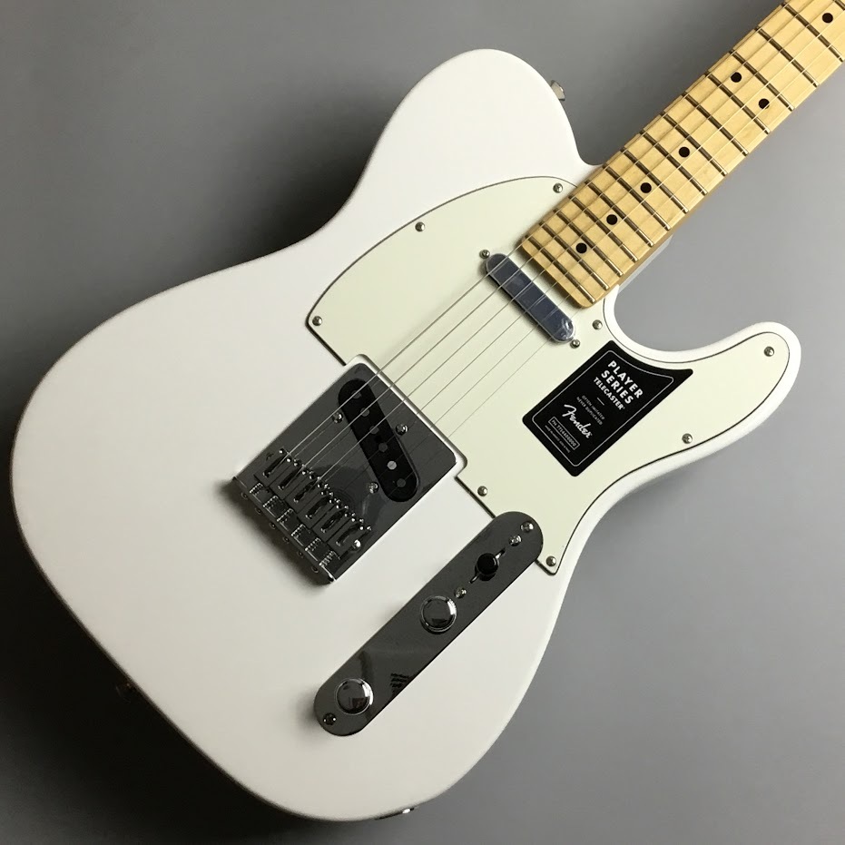 Player　Telecaster?，　Polar　エレキギター　Fingerboard，　Maple　Fender　White-