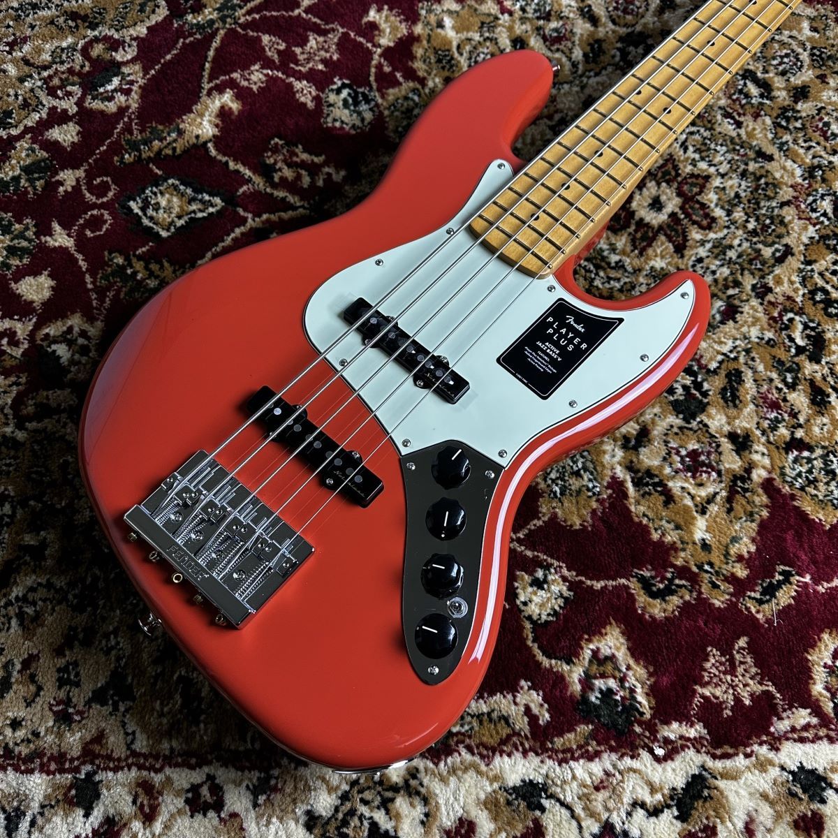 Fender Player Plus Jazz Bass V Fiesta Red エレキベース 5弦 ジャズ ...