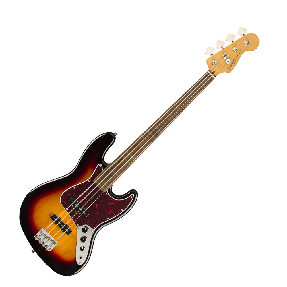 squier vm fretless jazz bass