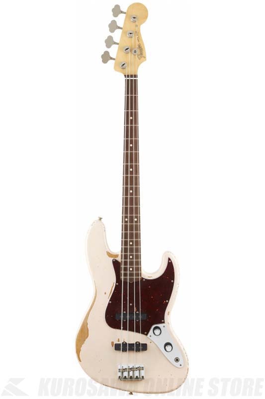 Fender Flea Jazz Bass, Rosewood Fingerboard, Roadworn Shell Pink 