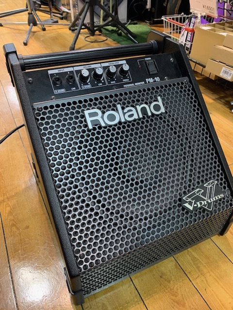 Roland Vドラム用モニタースピーカーPM-10【中古】（中古/送料無料 