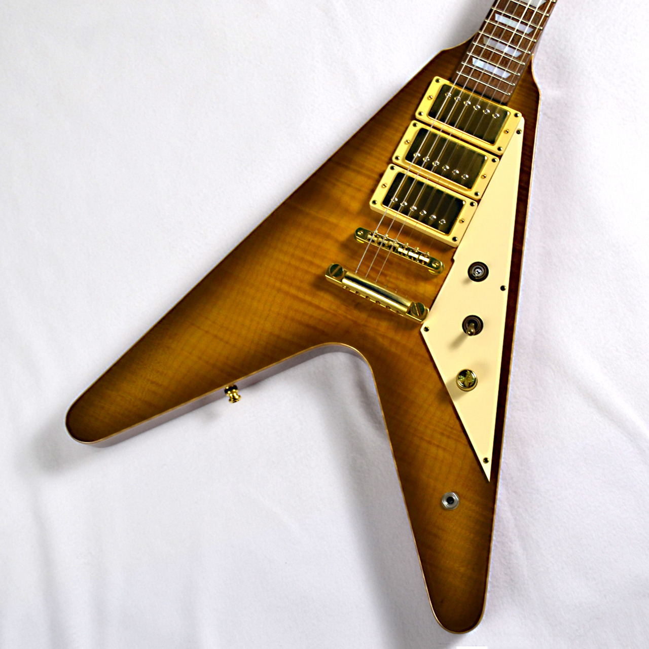 【フレイムコアトップ】ESP オーダーメイド フライングV【ハカランダ指板】 フレイムコアトップ】ESP オーダーメイド フライングV