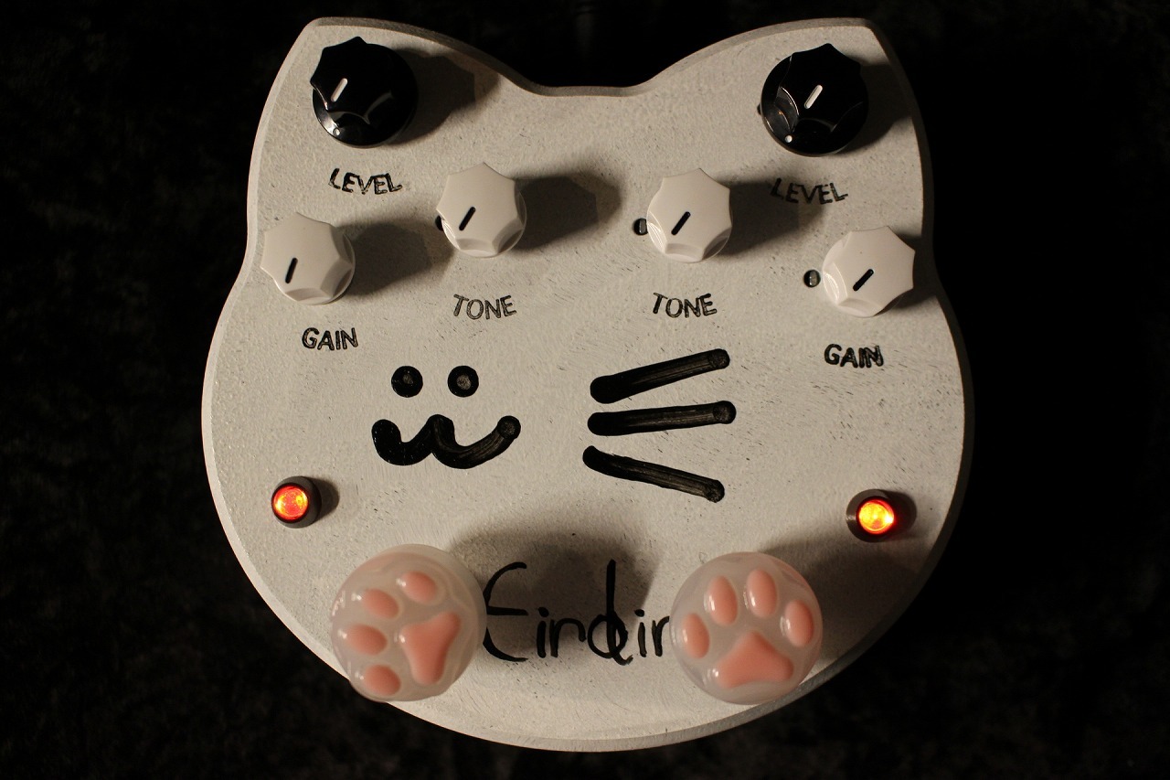 ねこだまりぺだる Eirdir 猫型筐体ver 【オーバードライブペダル