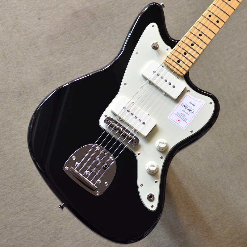 Fender 【パーツくもり特価】Made in Japan Hybrid II Jazzmaster Maple Fingerboard  ～Black～ #JD21011902（新品特価/送料無料）【楽器検索デジマート】