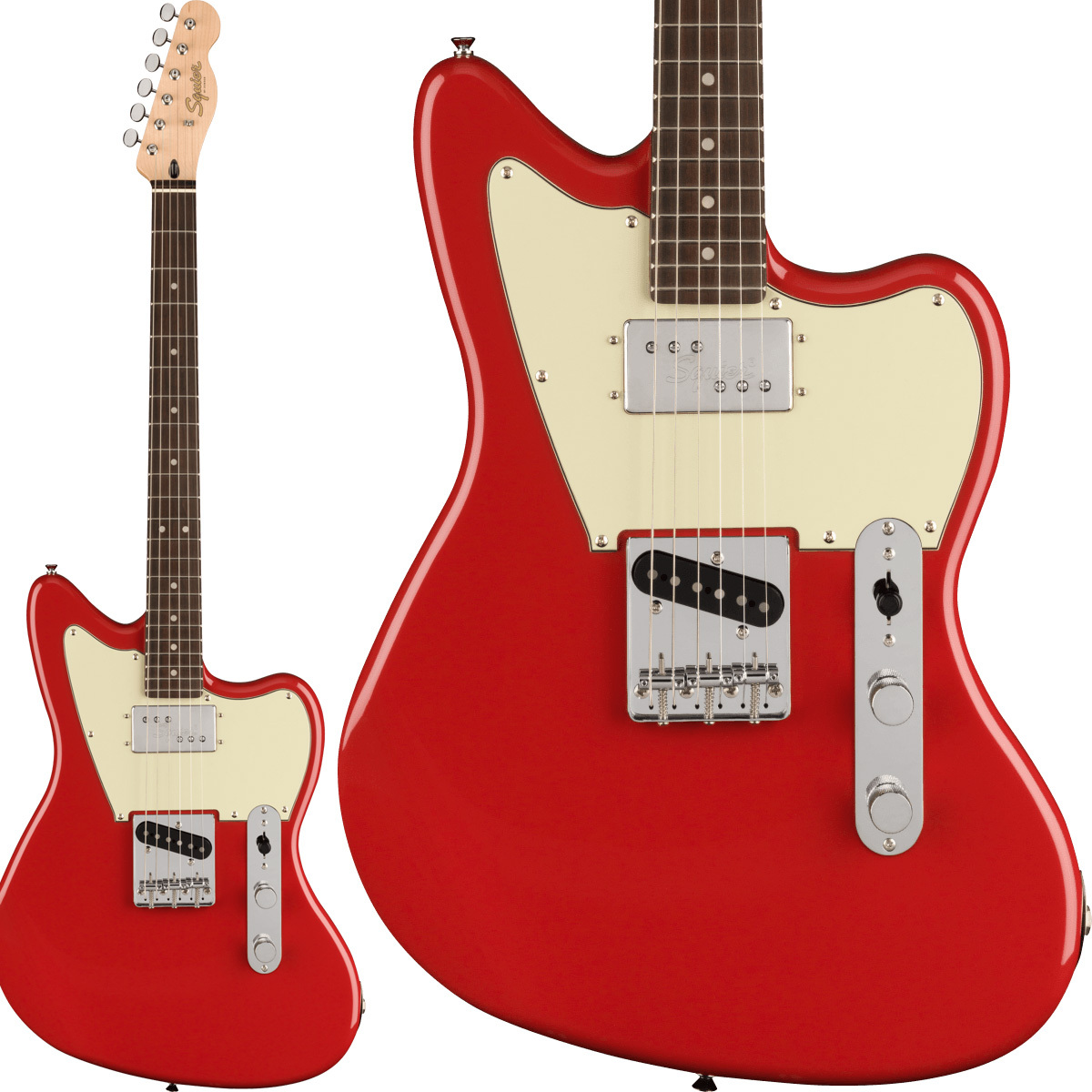 Squier by Fender FSR Paranormal Offset Telecaster SH Dakota Red