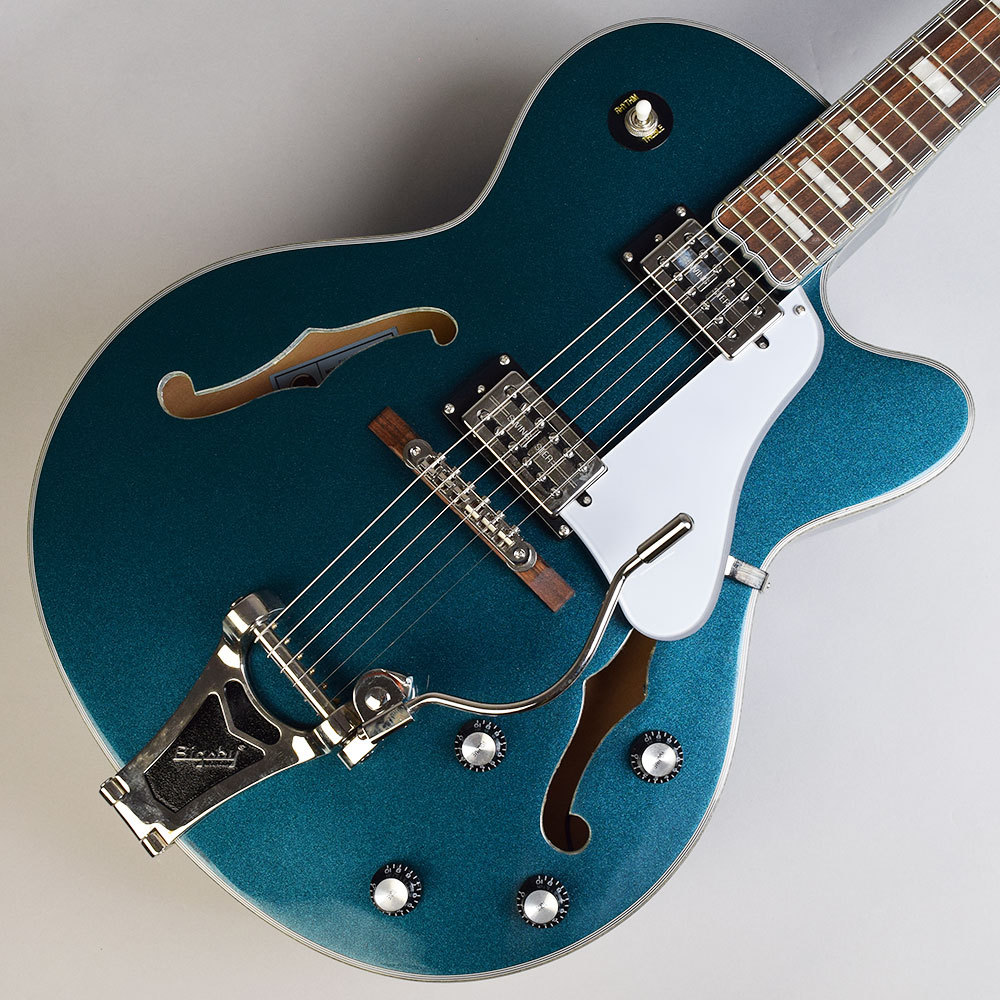 Epiphone Emperor Swingster/Delta Blue Metallic フルアコギター