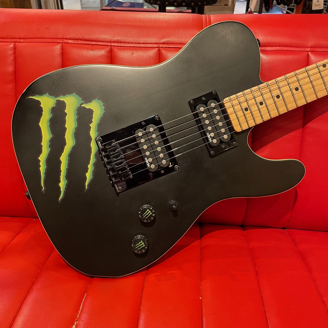 schecter diamond series monster energy guitar