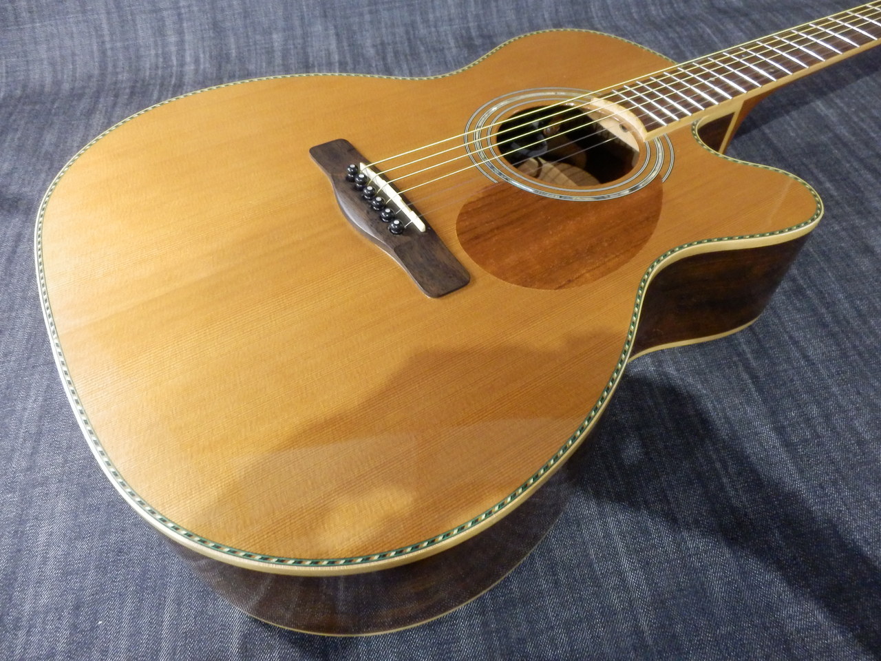 値下げ)グレッグベネット OM-15CE アコースティックギター